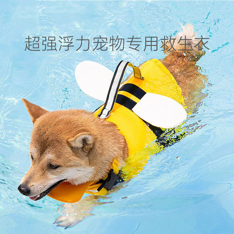Chaleco Salvavidas para Perros, Ajustable, para Natación. comodidad 100%