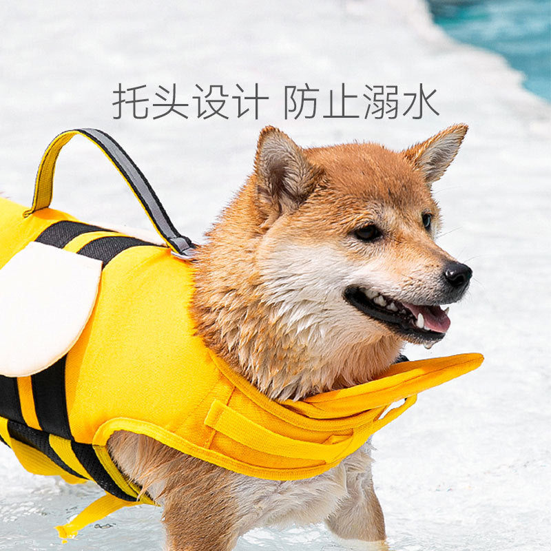 Chaleco Salvavidas para Perros, Ajustable, para Natación. comodidad 100%