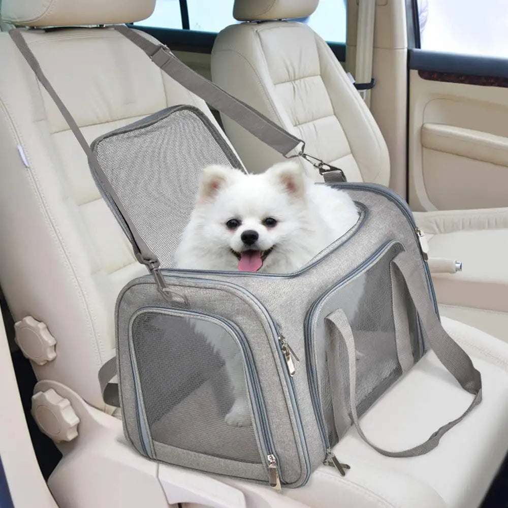 Bolsa Transportadora para Perros y Gatos - Aprobado para Aerolíneas, Impermeable