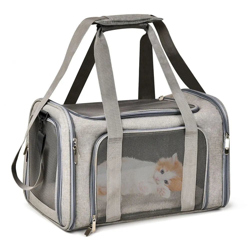 Bolsa Transportadora para Perros y Gatos - Aprobado para Aerolíneas, Impermeable
