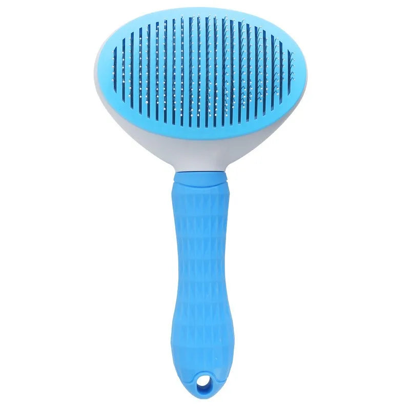Cepillo autolimpiante para perros y gatos, peine para el cuidado de tu mascota.