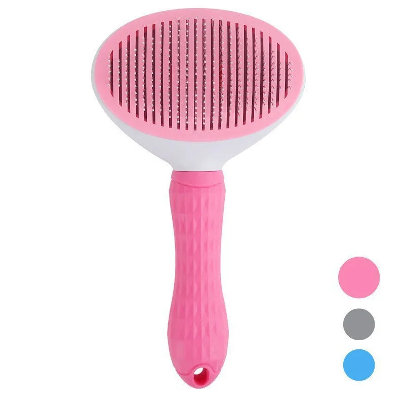 Cepillo autolimpiante para perros y gatos, peine para el cuidado de tu mascota.